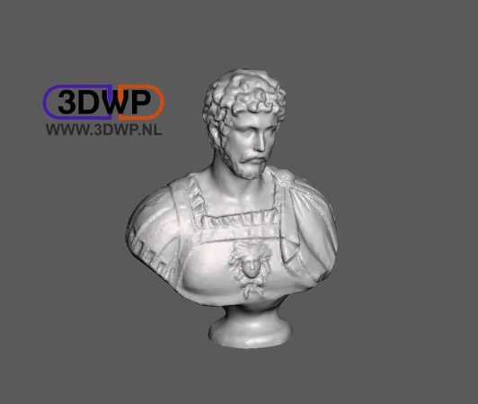 Roman Bust 3D Scan