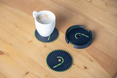 Festool Saw blade coaster