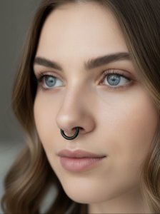 Nose ring without piercing