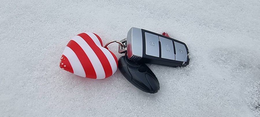 Heart keychain