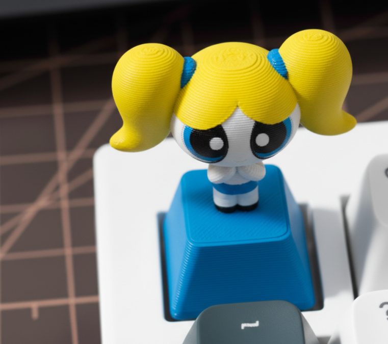 Bubbles Keycap – Powerpuff Girls