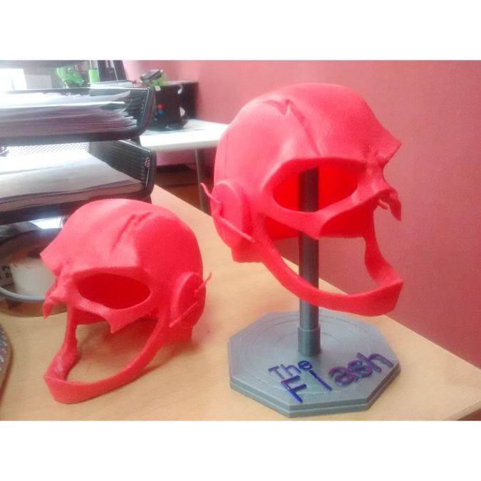 The Flash helmet