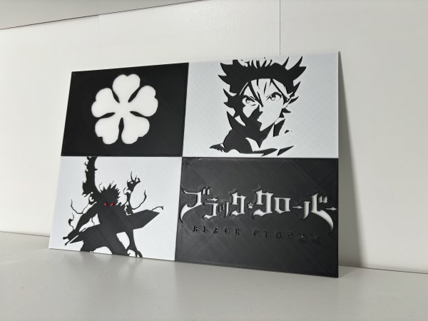 Black Clover Manga Panel Wall Art