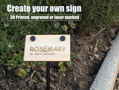 Garden sign