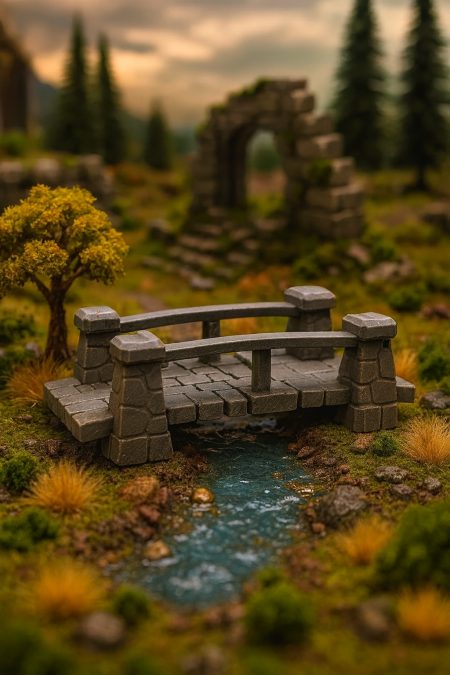 Small stone bridge - Wargame Scatter Terrain