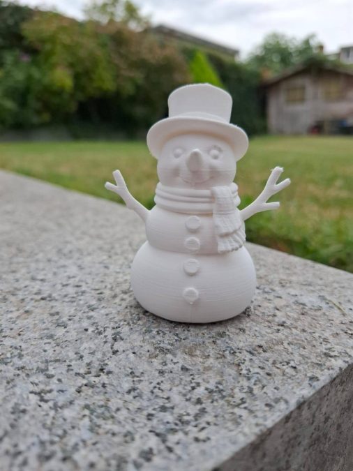 Dapper Snowman with Top Hat