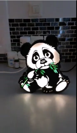 Panda led light lamp