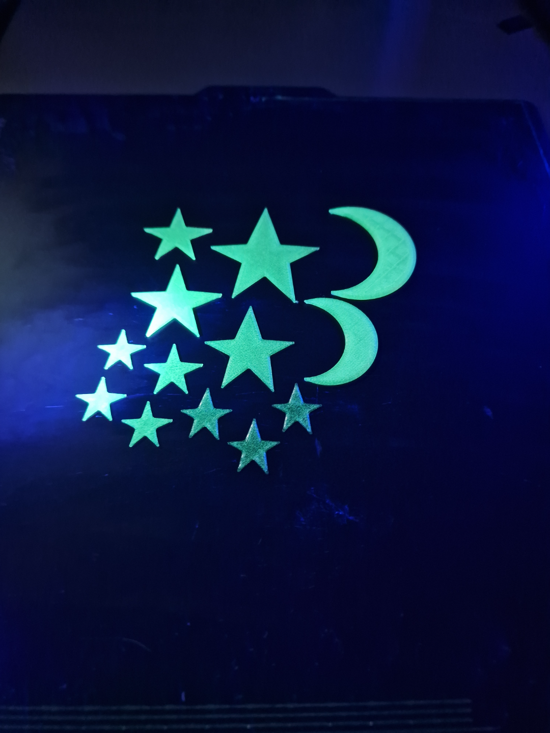 Wall decor Stars and Moon (Glow in the dark)