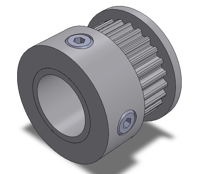 GT2 25T pulley int dia 10 mm