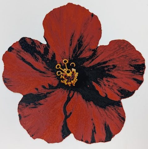 Red Hibiscus_HueForge