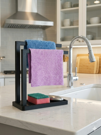 Kitchen Organizer with Cloth Holder (Sink Rack)