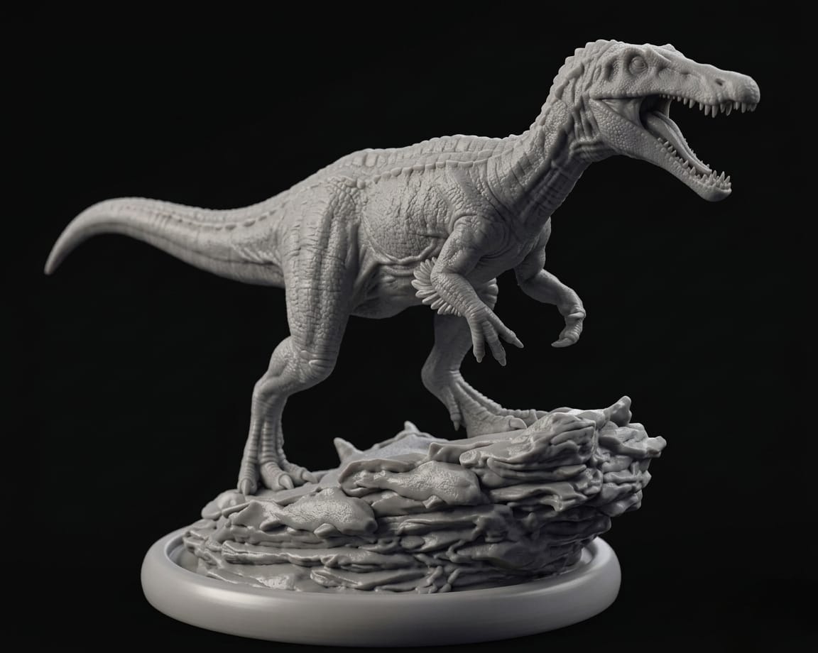 Baryonyx Statue