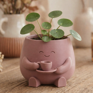 "Barista Buddy" - Cute Planter