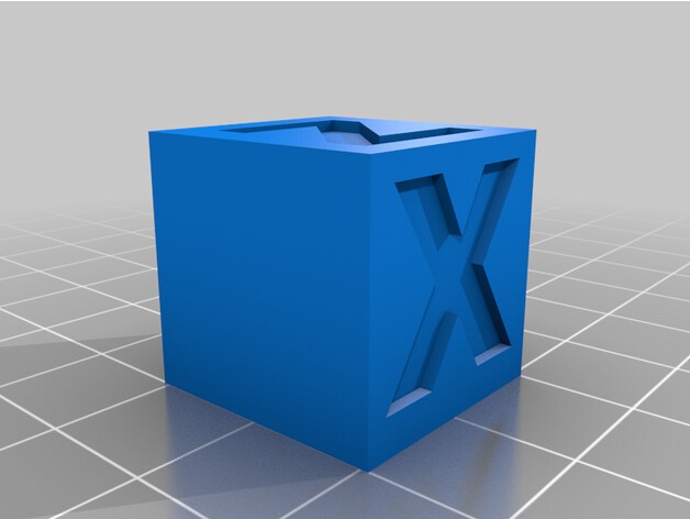 test cube xyz