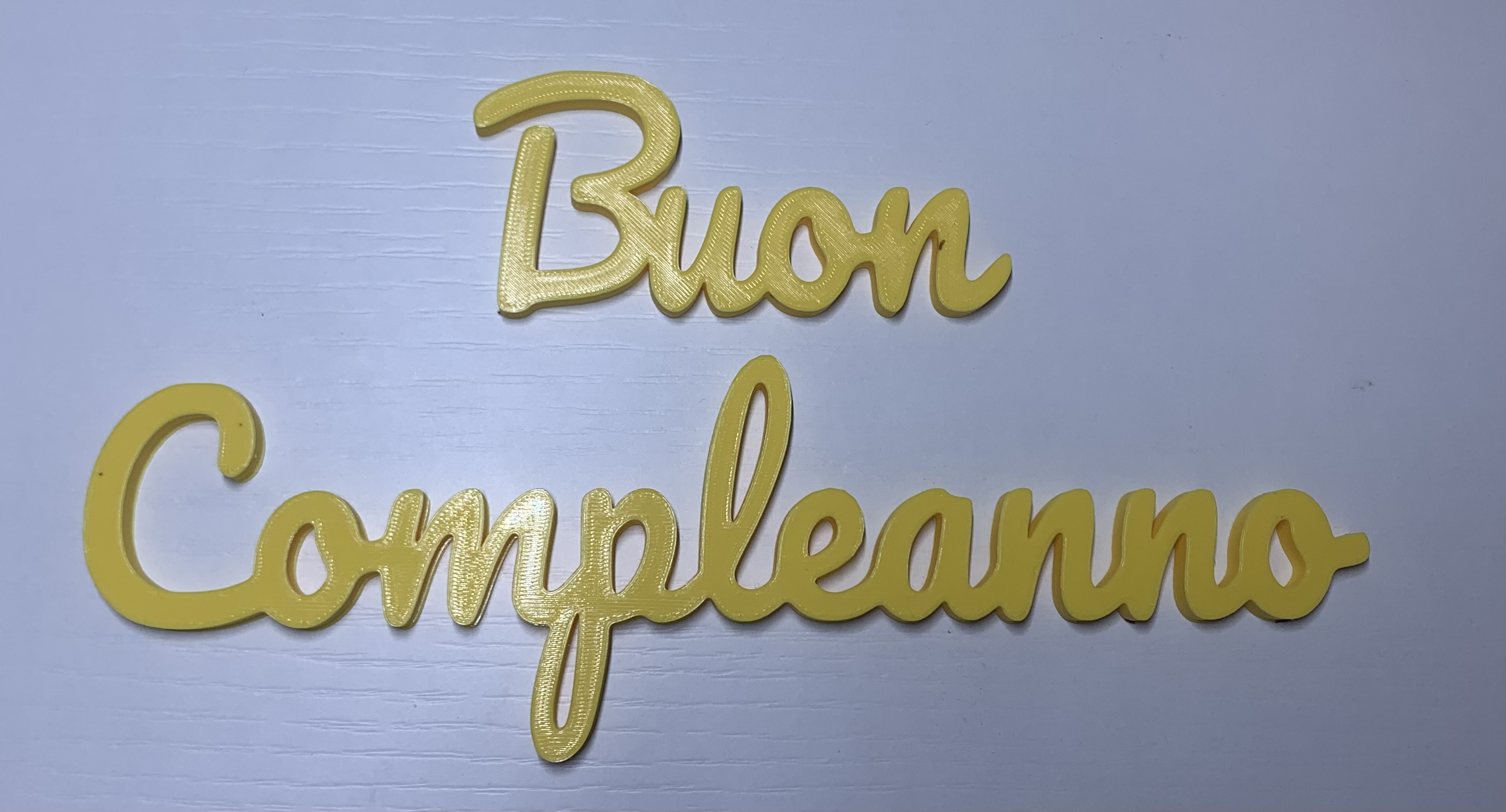 Buon Compleanno Cake Decoration