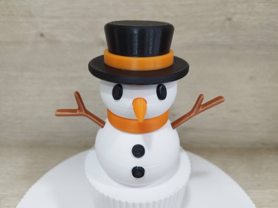 Snowman Multiparts 3D model - decoration