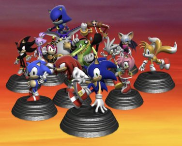 Sonic the Hedgehog Character Cast Sonic (SONIC SONIC) SONIC THE HEDGEHOG SONIC THE HEDGEHOG Sonic Tails Knuckles Shadow Silver Rouge Espio Charmy Vector Classic Sonic Blaze the Cat Big the Cat Metal Sonic Dr. Robotnik Sonic Sonic Sonic Sonic