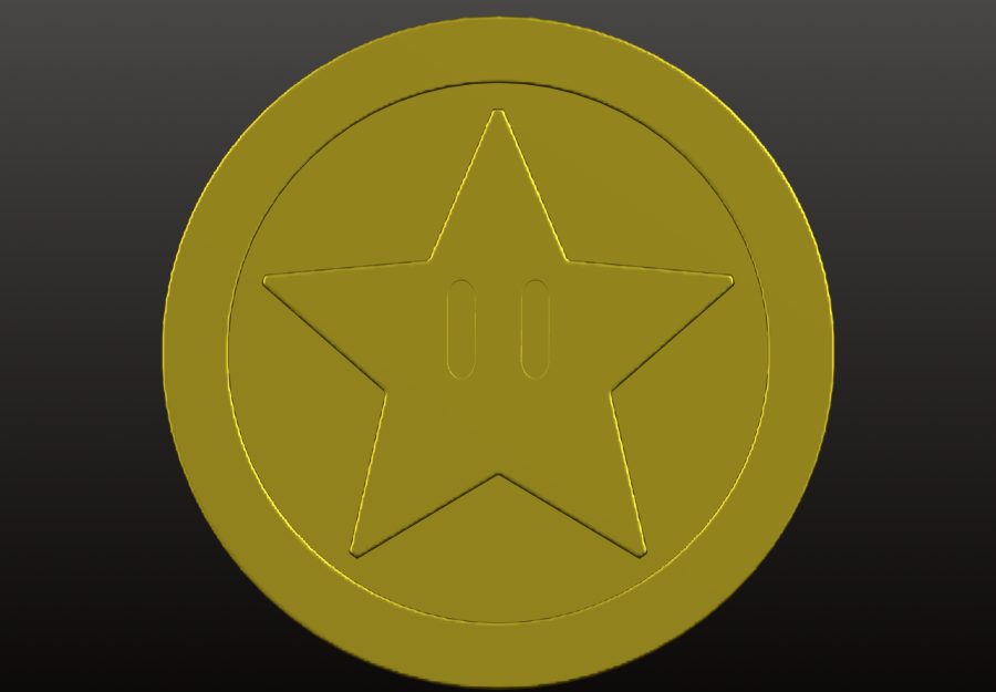 Super Mario Bros Gold Coin