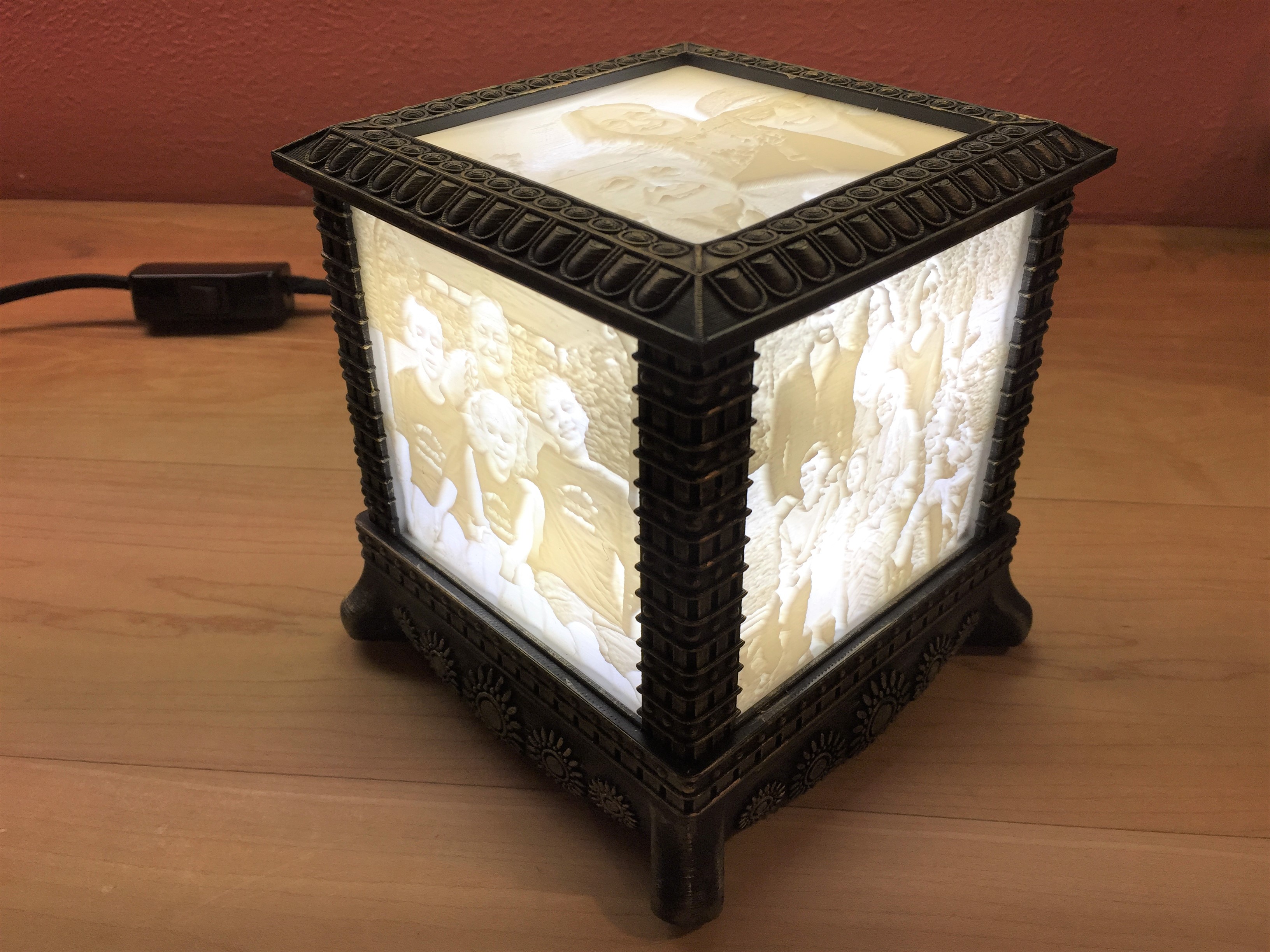 Gothic Lithophane Light