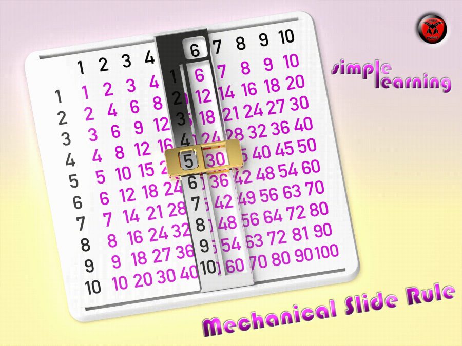 Mechanical Slide Rule - simple learning