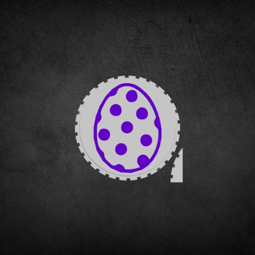 Gashapon/Capsule Machine Easter Egg Dots Coin