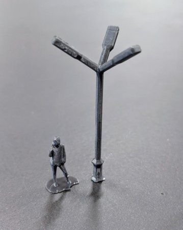 5 Lampposts Low Poly (architectural model building assets)