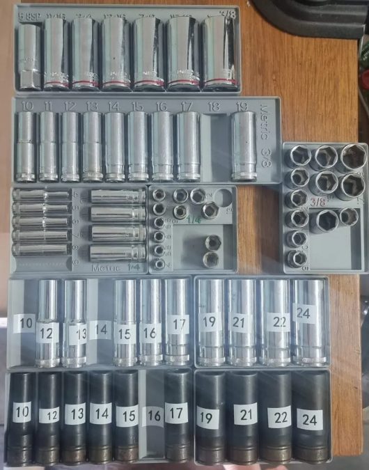 Gridfinity 1/2 Metric Deep Socket 10-24