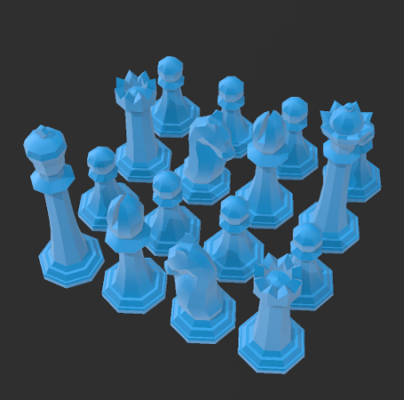 chess piece set
