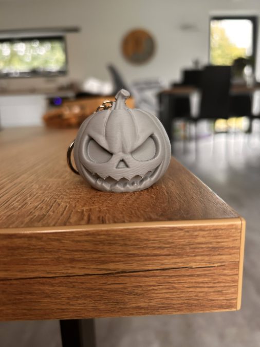 Pumpkin keychain