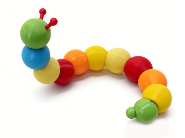 Educational toy: stretchable caterpillar