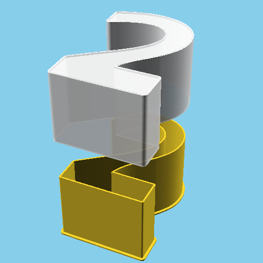 DIGIT TWO, nestable box (v1)