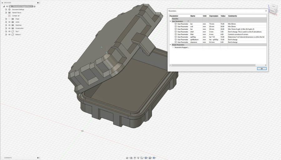 Parametric Rugged Box