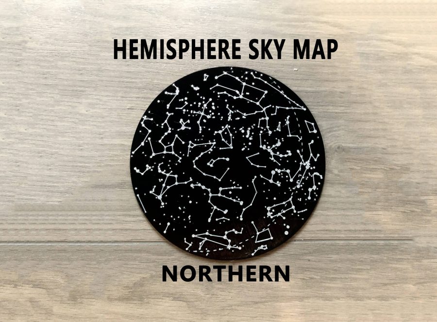Northern-Hemisphere Sky Map - Plate cushion