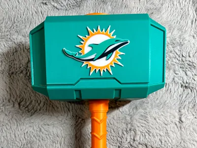Miami Dolphins LOGO for Thor's Hamme - Mjolnir
