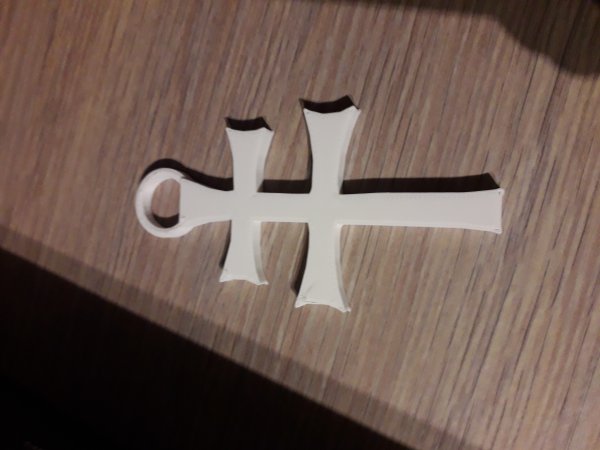 Porte clés double croix