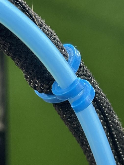 PTFE and Wire Clip designed in PrusaSlicer