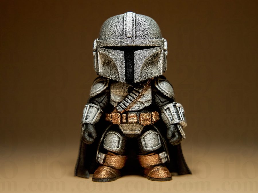 Mini Mandalorian Figurine