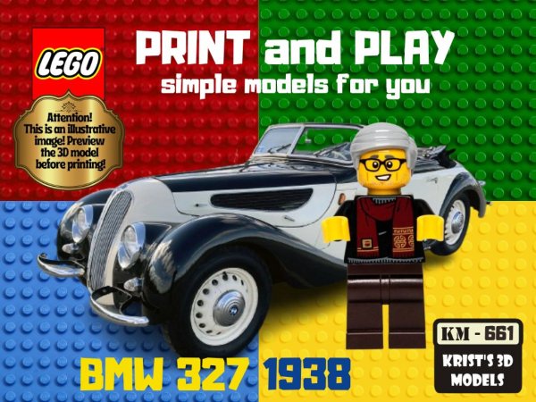 LEGO BMW 327 Sport Cabriolet 1938