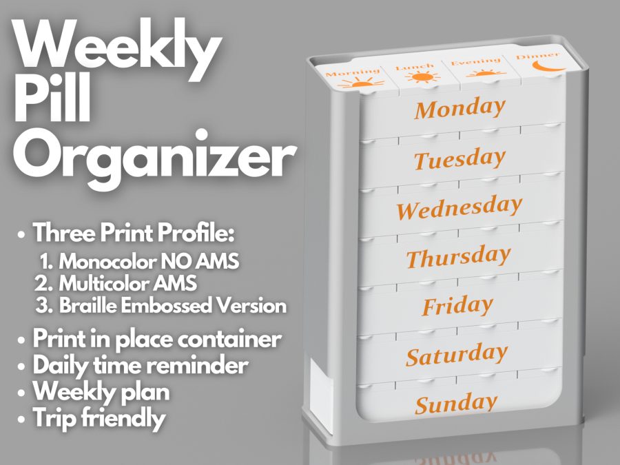 Weekly Pill Organizer