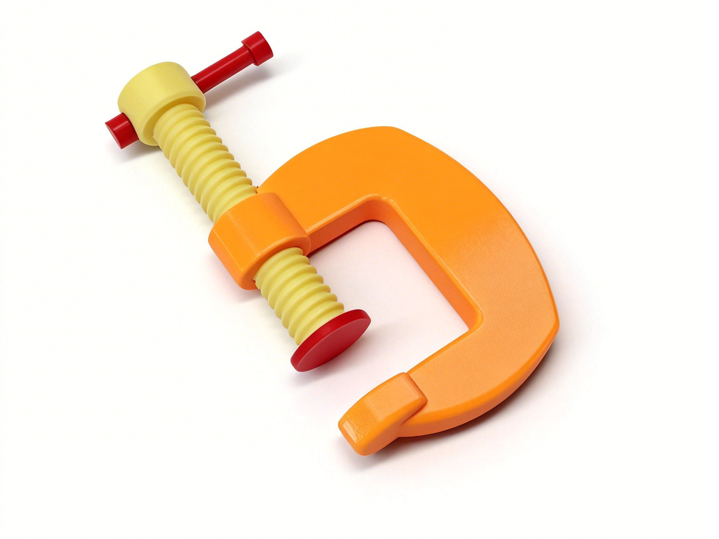 Light-duty C-type tool holder, clamp