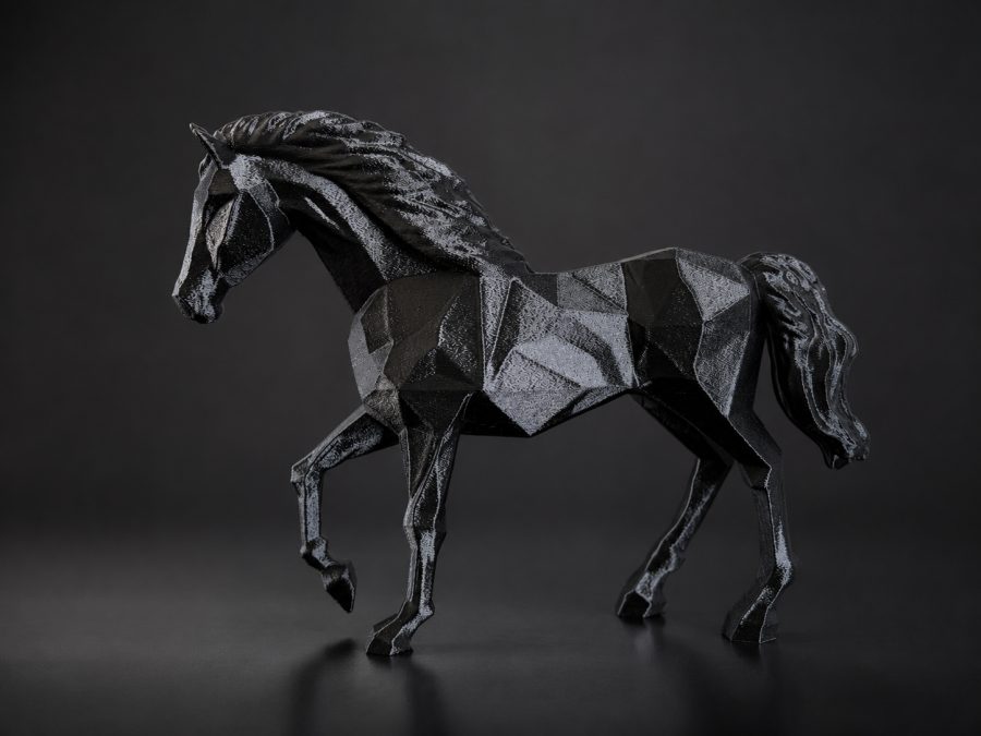 Geometric HORSE Figurine