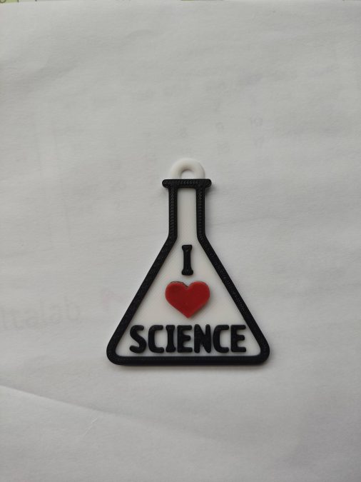 I love science keychain
