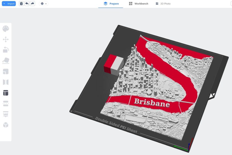 Colour my city Brisbane City 3D Map