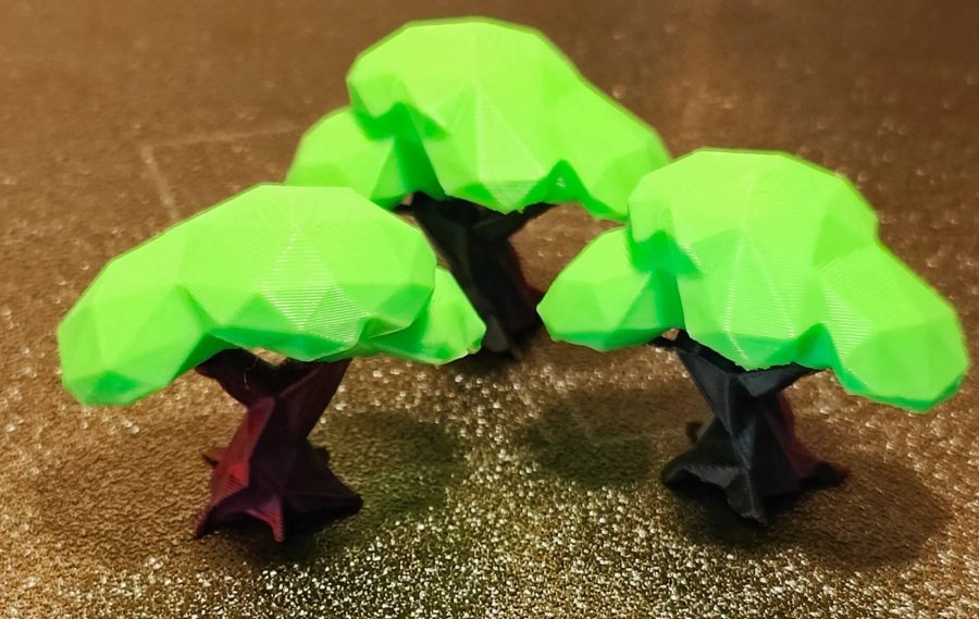 Tiny low poly oak tree