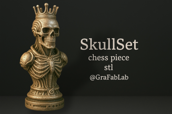 Skullset "King" - chess piece
