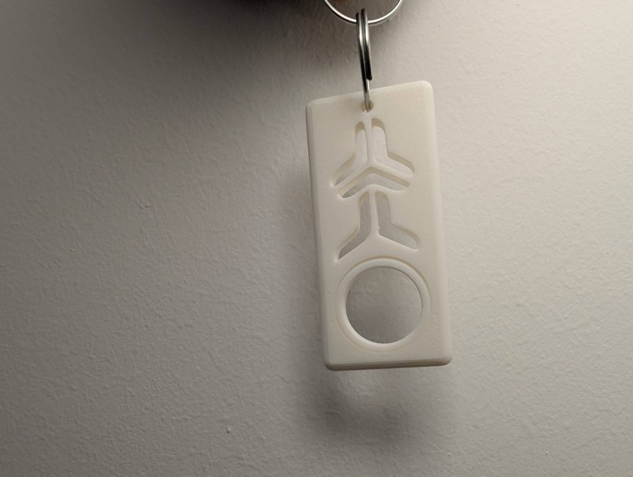 Spinning Keychain -  Print In Place