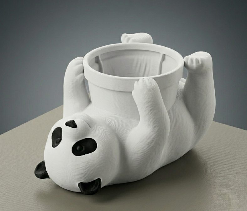 flowerpot - panda