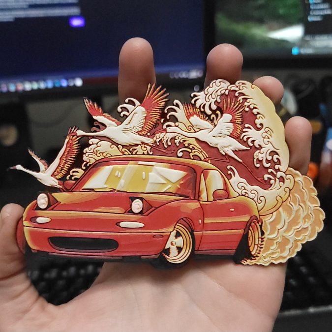 Traditional Miata (HueForge)