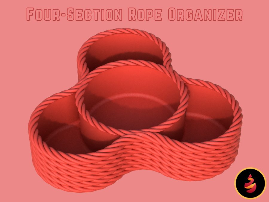 Four-Section Rope Organizer