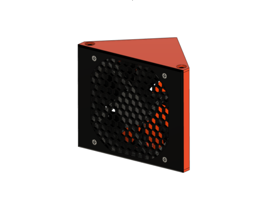 120mm Fan Mount for the Universal 3D Printer Enclosure by 3D Sourcerer